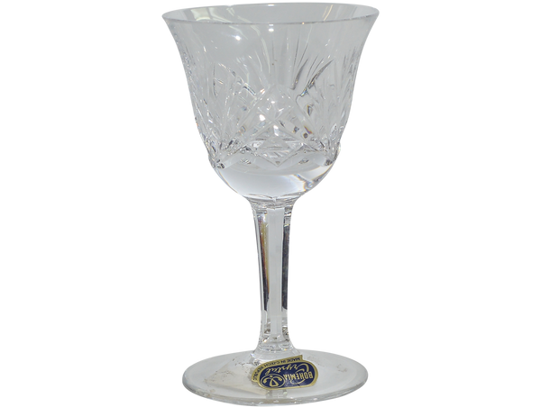 שישיית כוסות קריסטל לליקר. חריטת יד. מבית המותג בוהמיה (Bohemia). תוצרת צ'כיה