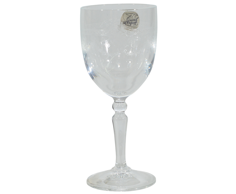 שישיית כוסות יין קריסטל גבוהות. מבית המותג Cristal d'Arques